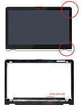 ЖК экран для ноутбука 15.6 HP ENVY x360 15-AQ 15,6 30pin LP156WF6 SP L2 сенсорный экран в сборе дисплей с