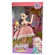 D17-1813A-2 Кукла Girl качественная с аксесс. 4шт в уп.. цена за 1шт 27*16см, фото 6