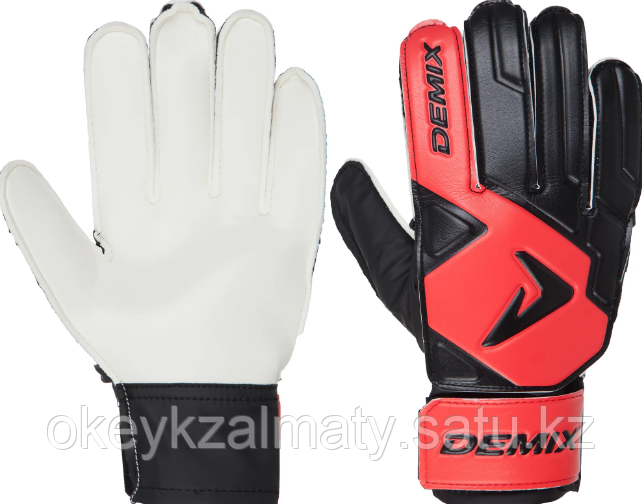 Demix: Перчатки вратарские Goalkeeper Gloves черно/красный р.10 DG50KEEP-BH 10