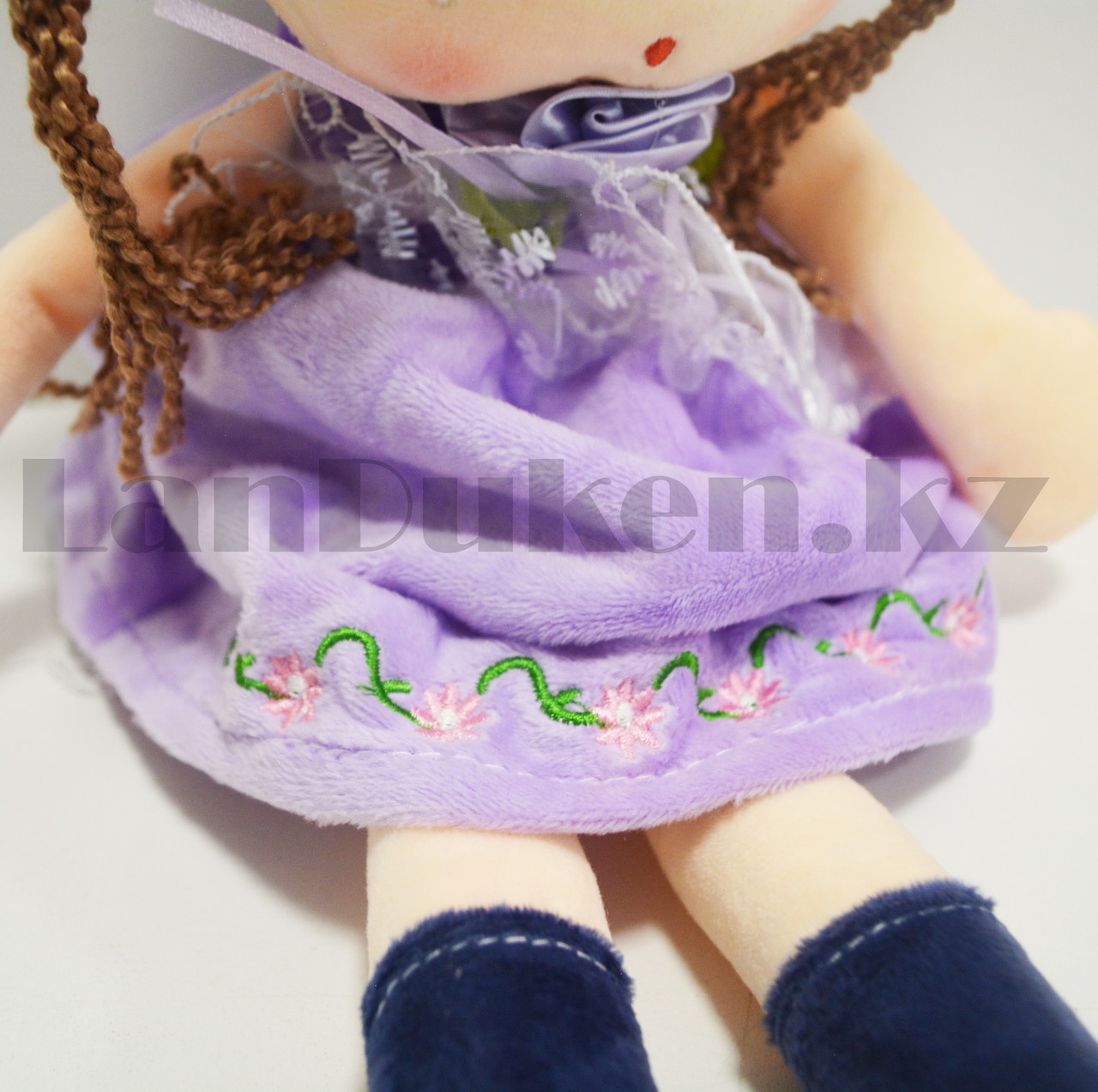Мягкая игрушка кукла 42 см фиолетовая - фото 4 - id-p98132197