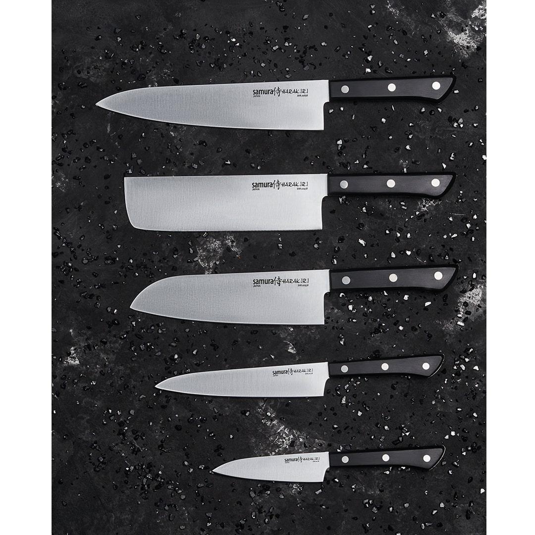 Набор из пяти ножей Samura Harakiri (SHR-0250B/K) - фото 7 - id-p98132557