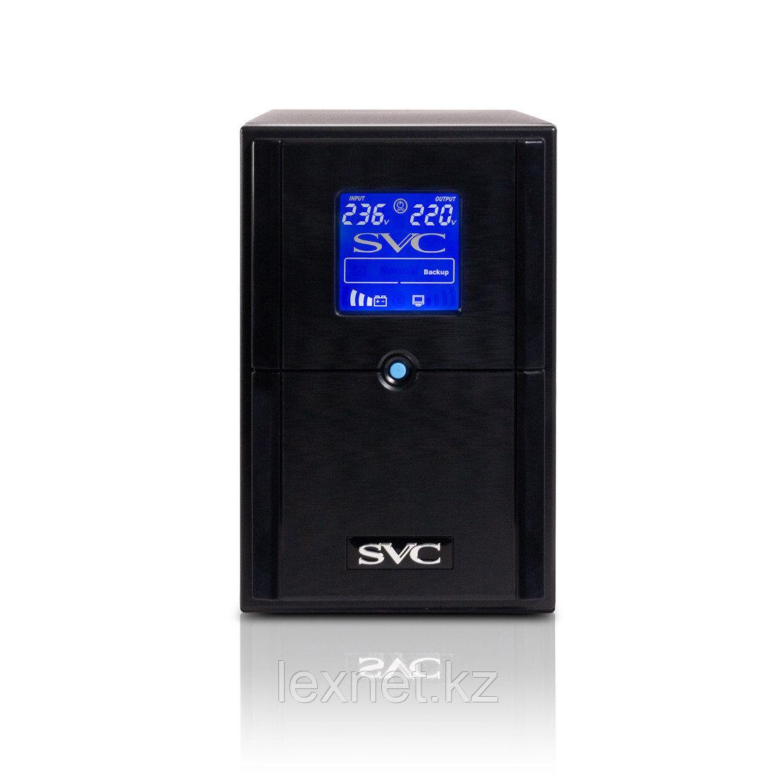 ИБП SVC V-1500-L-LCD, Мощность: 1500ВА/900Вт, - фото 2 - id-p98132610