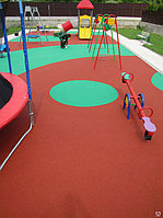 Резиновое покрытие для детской площадки