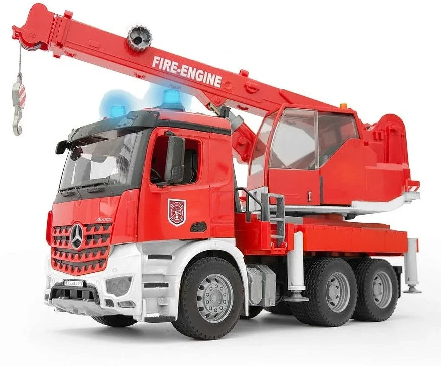 Пожарная машина автокран MB Arocs с модулем со световыми и звуковыми эффектами 03-675 Код: 03-675