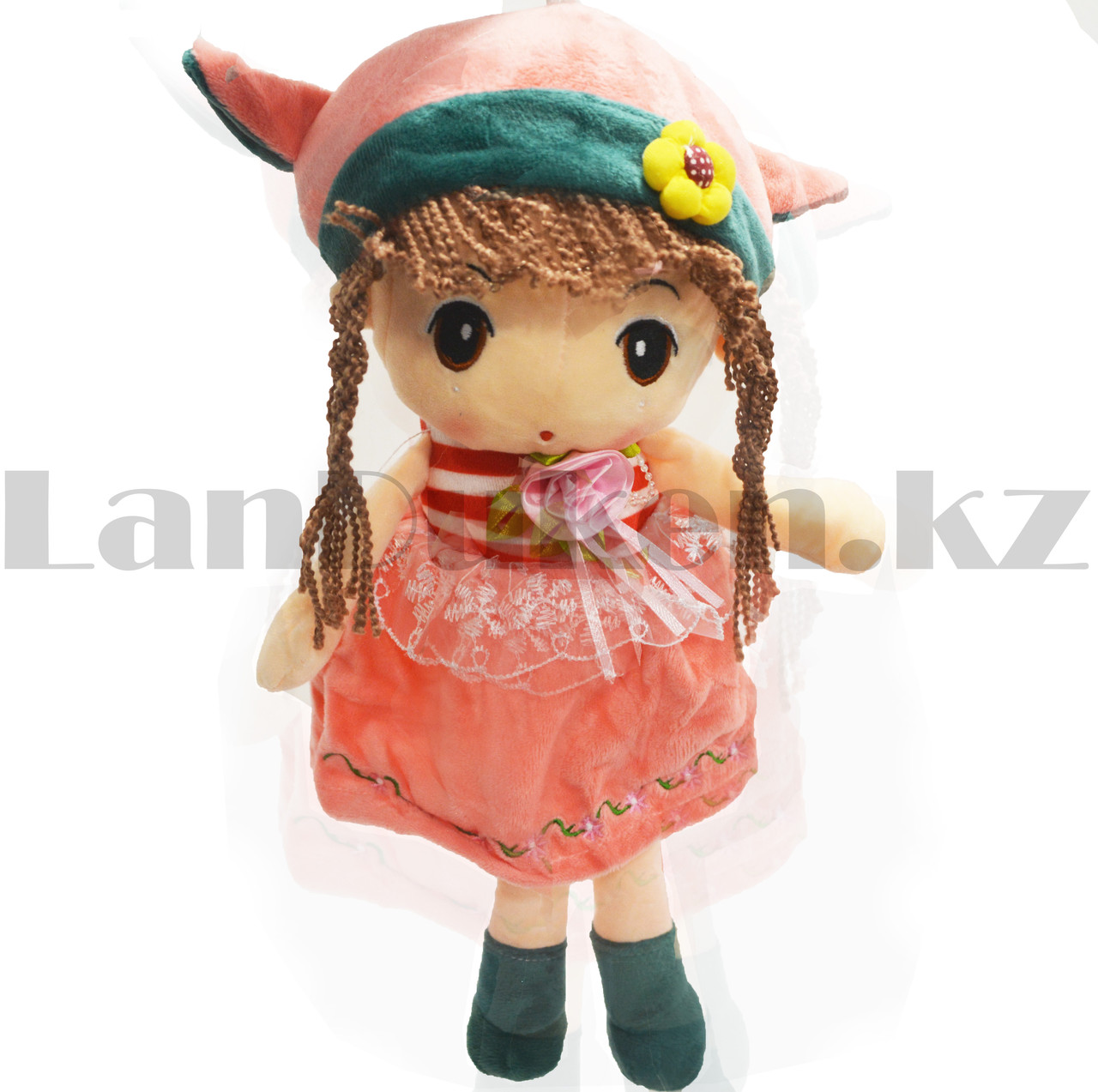 Мягкая игрушка кукла 42 см розовая - фото 1 - id-p98133860