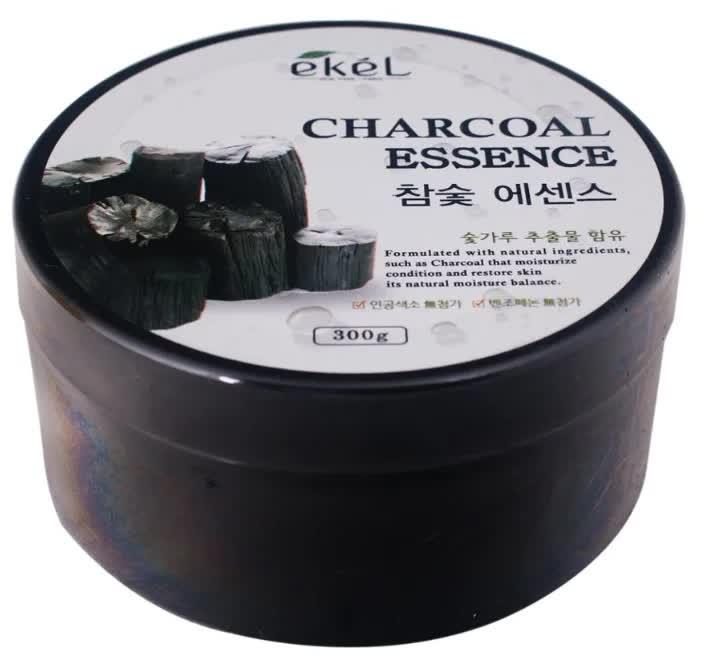 Универсальный гель с экстрактом древесного угля EKEL Charcoal Essence, 300 гр - фото 1 - id-p98134314