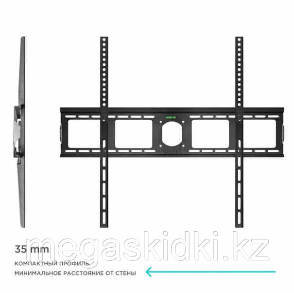 Ультратонкий фиксированный кронштейн для телевизора 55-100 дюймов - фото 1 - id-p98134896