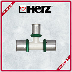 Пресс-тройник с уменьшенным средним отводом PPSU (HERZ Австрия) 26x20x26