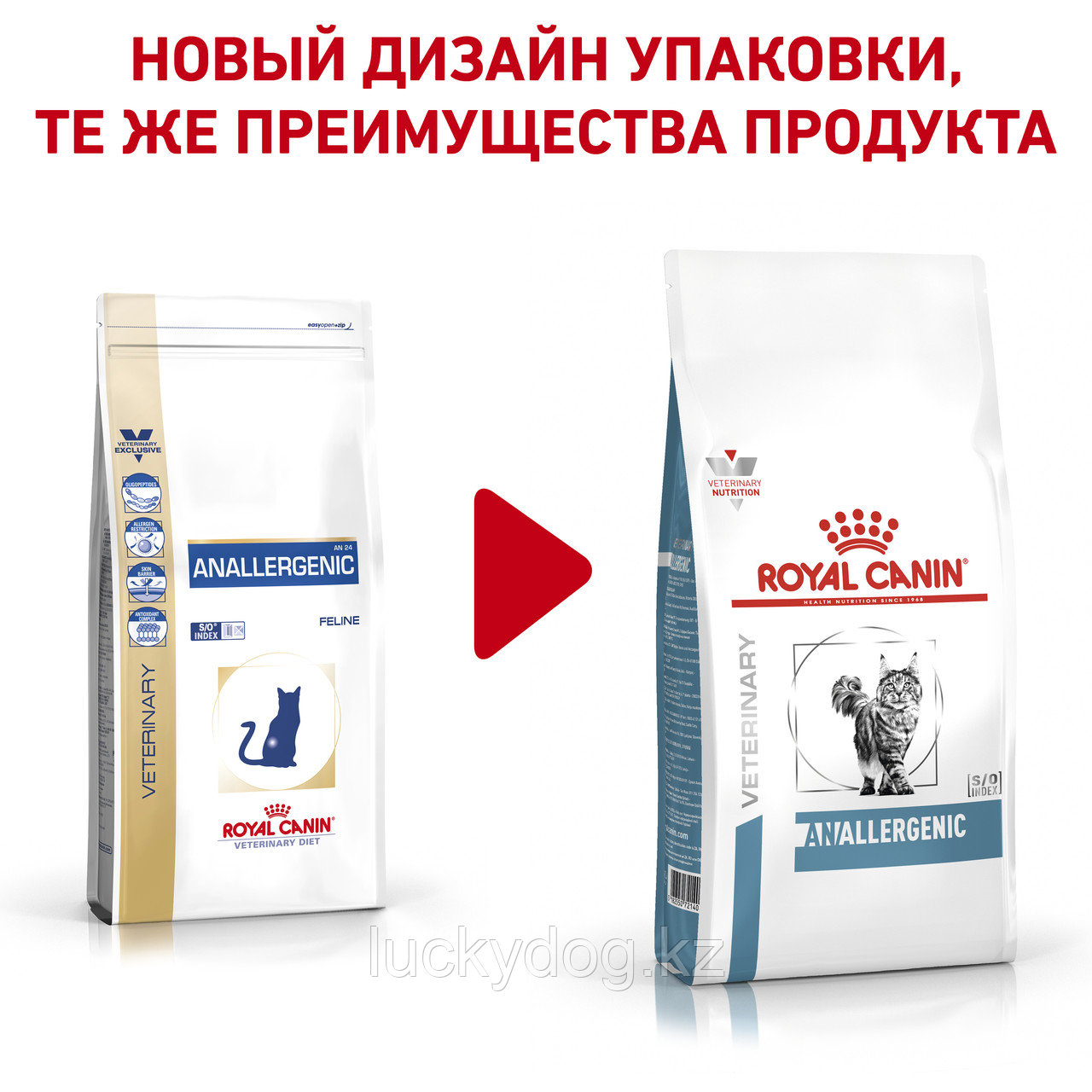 Royal Canin Anallergenic (2кг) Сухой корм для кошек при пищевой аллергии или непереносимости - фото 2 - id-p3537849