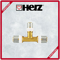 Пресс-тройник с уменьшенным средним отводом (HERZ Австрия) 26х3-16х2-26х3