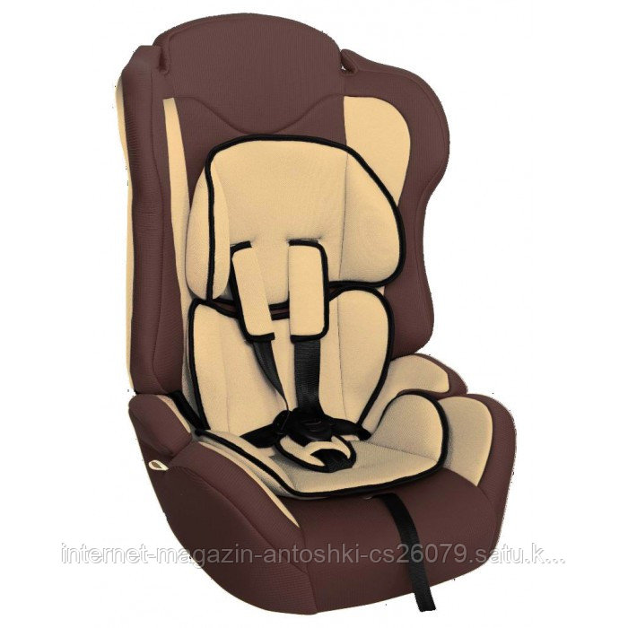 Детское автомобильное кресло ZLATEK "Atlantic lux" ZL513, (коричневый), гр. I/II/III, 9-36 кг, 1-12 лет,