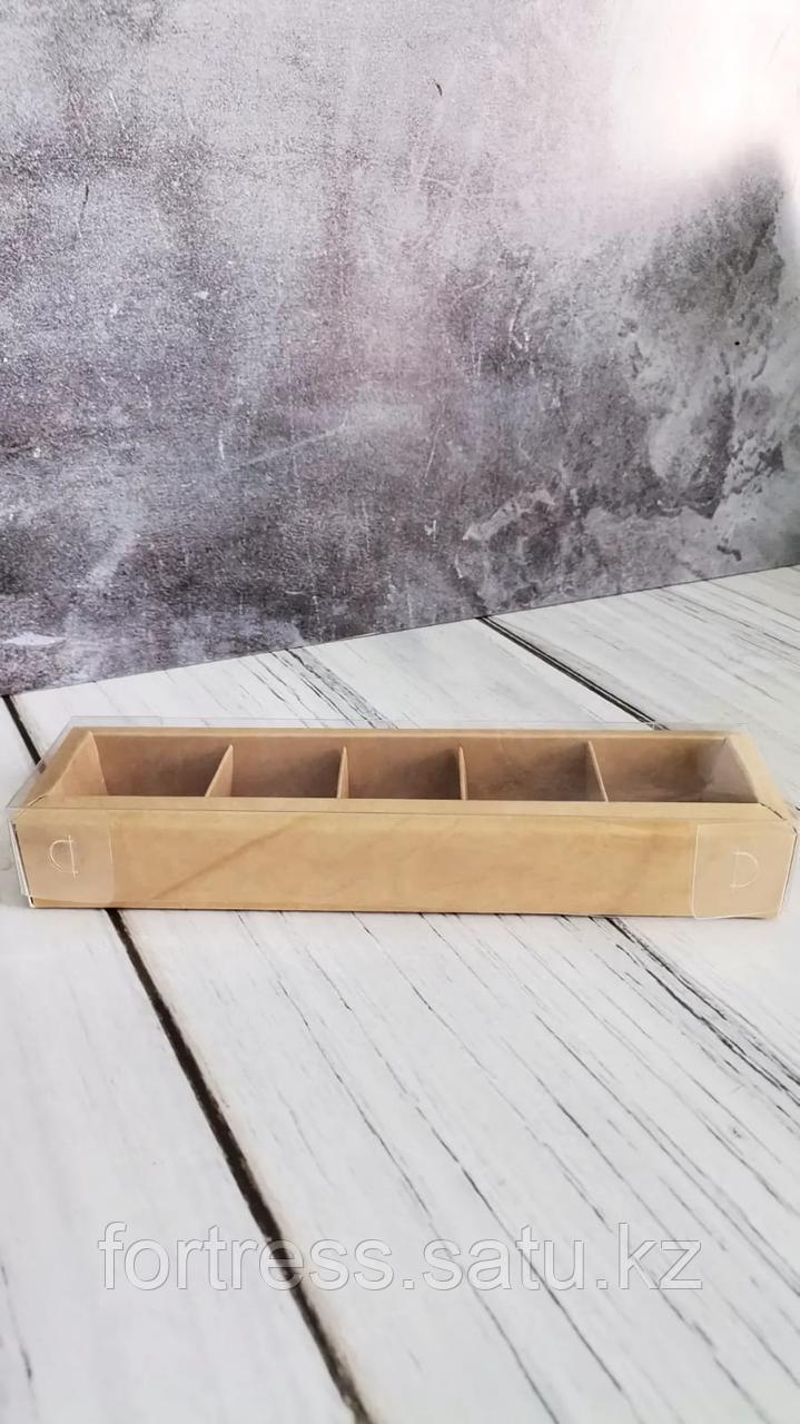 Коробка с прозрачной крышкой размер внешний размер 22,5*6*3 внутренний ...