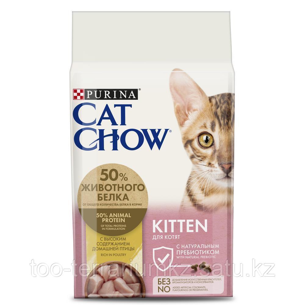 Сухой корм Cat Chow ® для котят, с высоким содержанием домашней птицы, на развес - фото 1 - id-p98146467