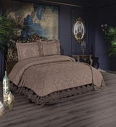 Покрывало Vendy коричневый 260x260 см
