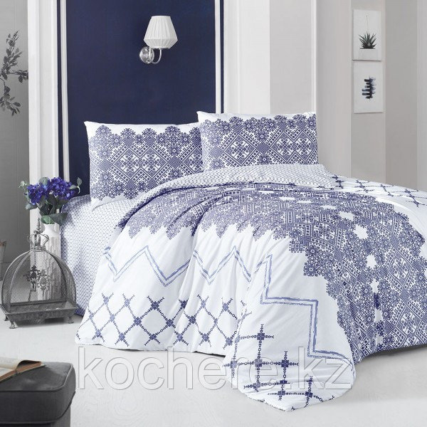 Комплект постельного белья Двуспальный ALTINBASAK - Lienzo Indigo