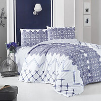 Комплект постельного белья Двуспальный ALTINBASAK - Lienzo Indigo