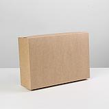 Коробка складная крафтовая 30 х 20 х 9 см, фото 2