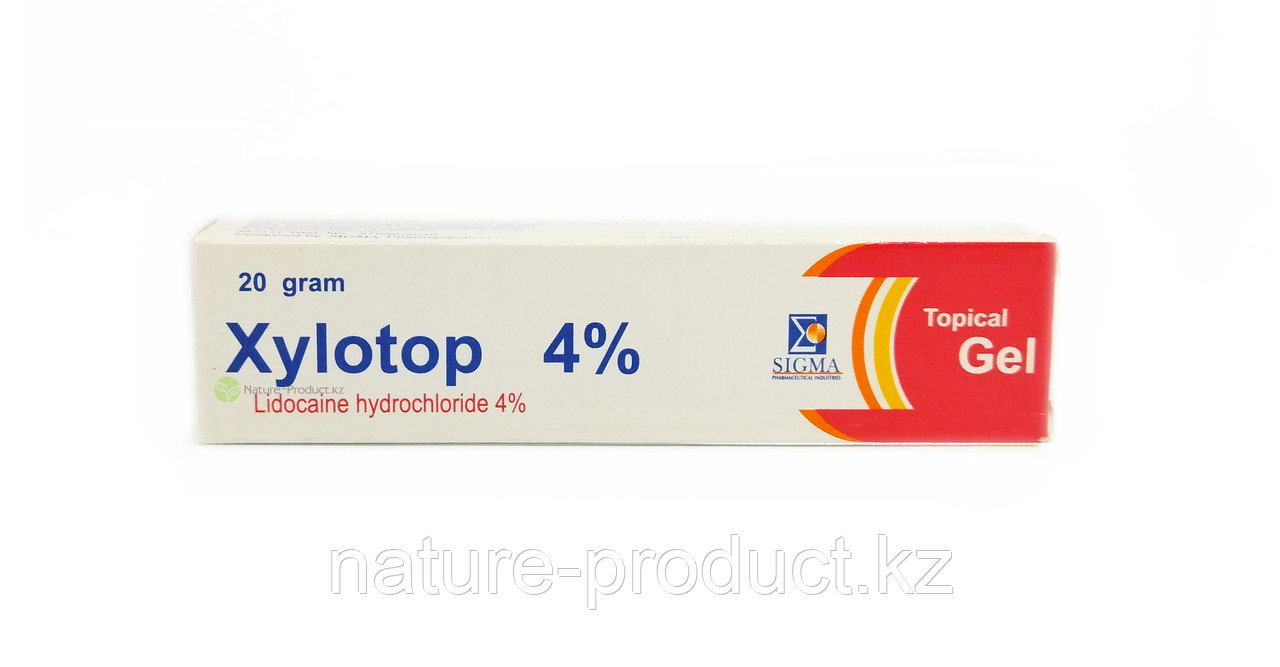 Ксилотоп Xylotop 4% Местный анестетик. Пролонгатор 20 г