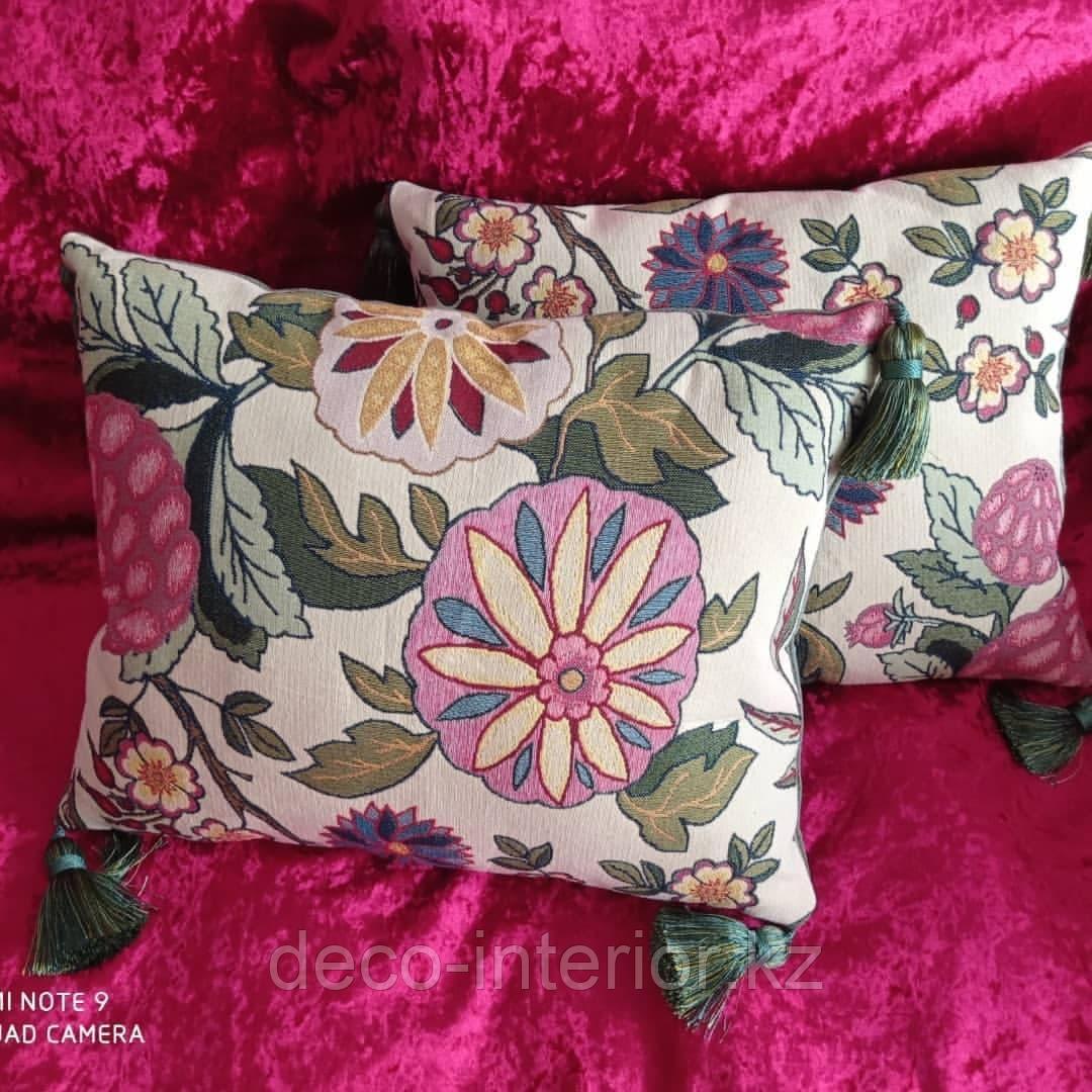 Обивочная ткань Гобелен с цветочным принтом - фото 2 - id-p98150258