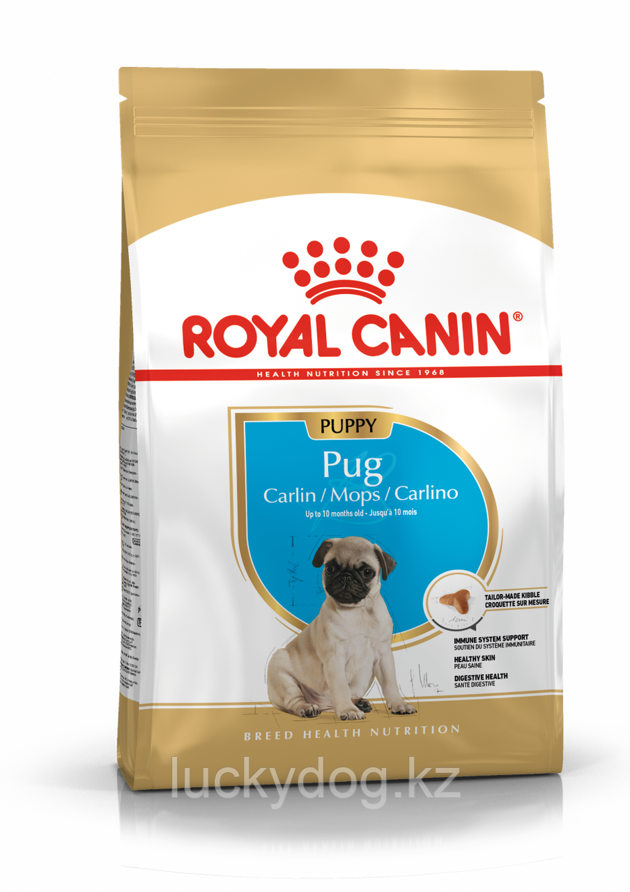 Royal Canin Puppy Pug (1,5кг) сухой корм для щенков породы мопс до 10 месяцев Роял Канин