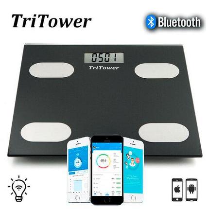 Весы "умные" напольные с компьютером и Bluetooth-подключением TriTower ОКОК International, фото 2
