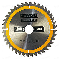 Диск пильный по дереву DeWALT CONSTRUCTION DT1945 190*30-40Т