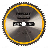 Диск пильный по дереву DeWALT CONSTRUCTION DT1960 305*30-60Т