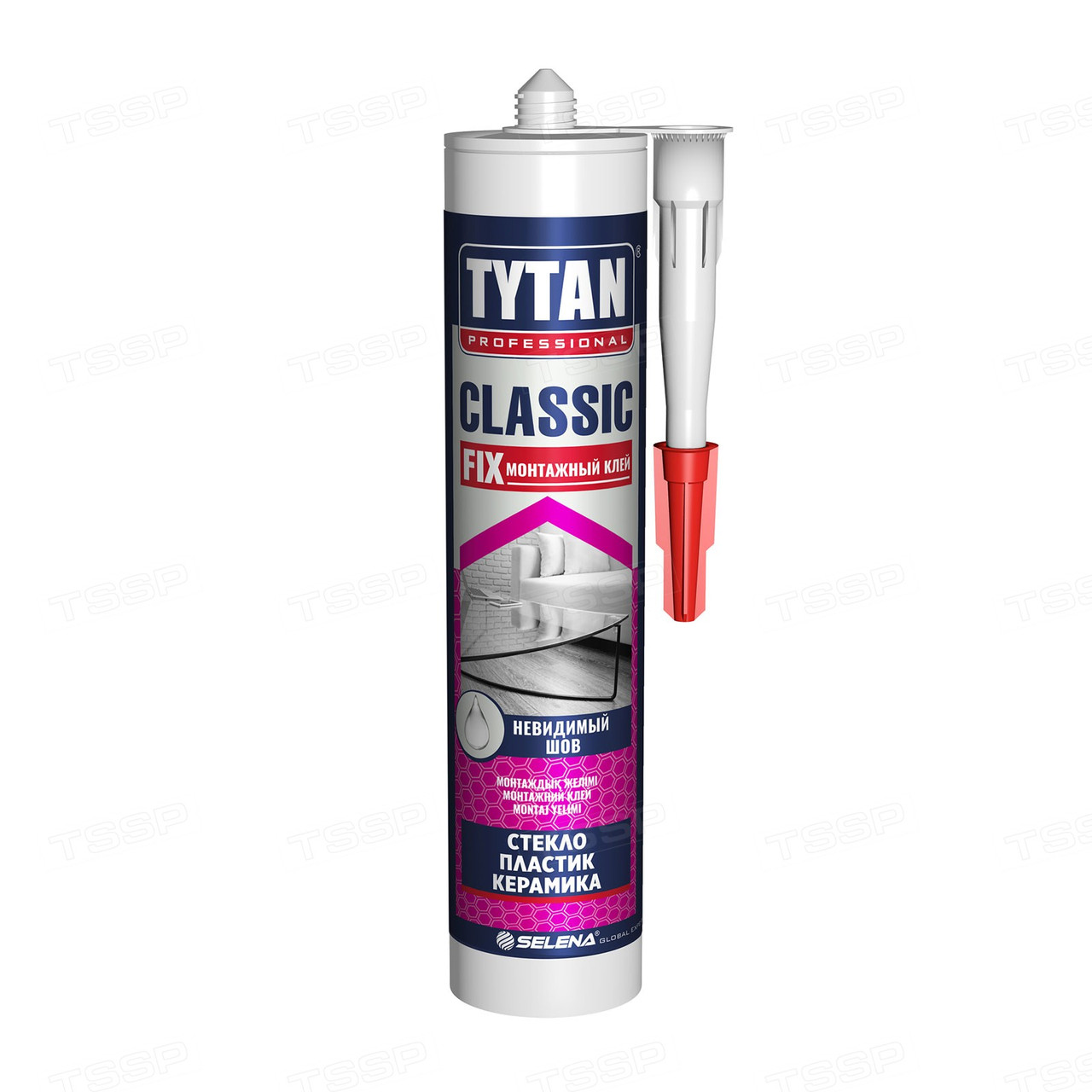 Клей монтажный TYTAN PROFESSIONAL CLASSIC FIX прозрачный 310мл 10043939 - фото 1 - id-p98165361