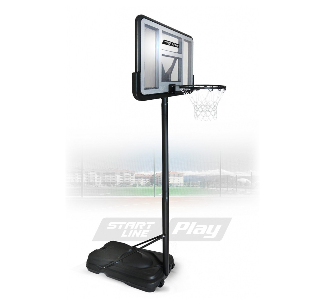 Баскетбольная стойка StartLine Play SLP Professional-020 230-305см, щит 4х75х111см