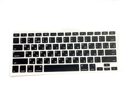 Защитная накладка на клавиатуру MacBook Air, водонепроницаемая, RU/ENG