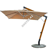 Зонт Wood Lux, 3х3м, бежевый