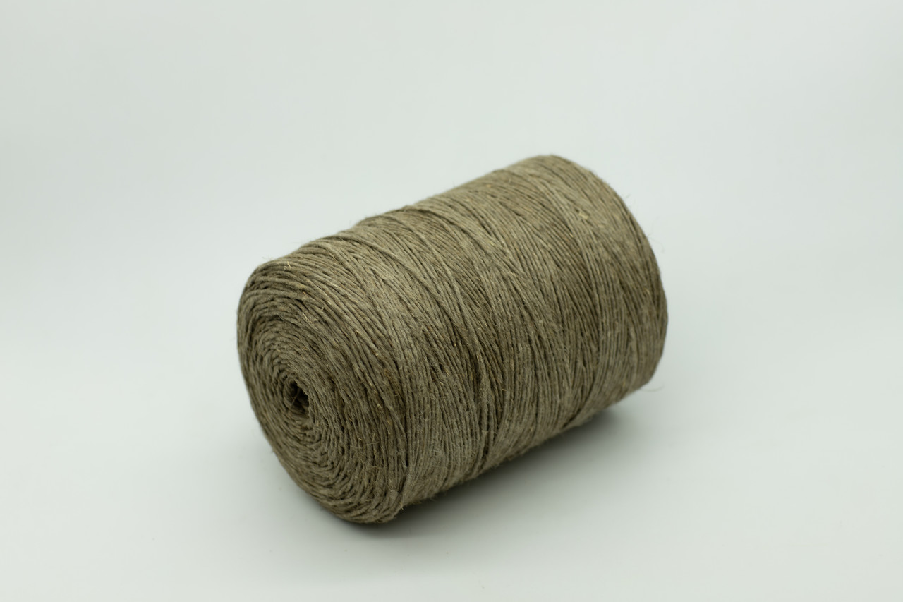 Шпагат льняной банковский полированный Ø1,67мм, в бобине 1,3-1,5кг, цена за 1 кг, фото 1