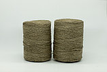 Шпагат льняной банковский полированный Ø1,67мм, в бобине 1,3-1,5кг, цена за 1 кг, фото 4