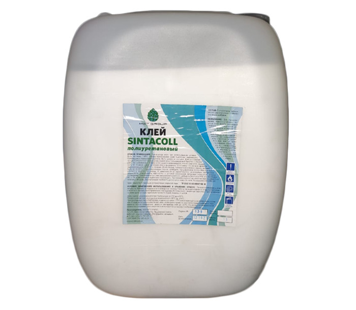 Клей SINTACOLL 18% для ПВХ ПЭТ (20л, 16кг)