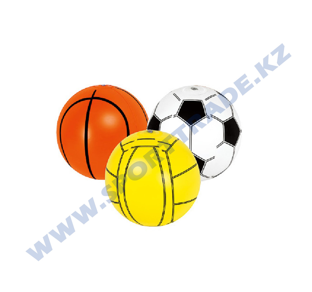 Мяч надувной (футбол, волейбол, баскетбол) WinMax
