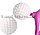 Массажер для шеи с 2 роликовыми шариками розовый, фото 6