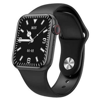 Умные часы W26 Pro MAX HD-дисплей Беспроводная зарядка Сердечный ритм W26 плюс смарт-часы черный, фото 2