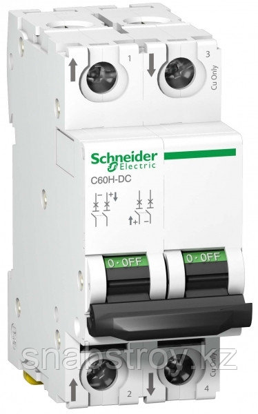 Авт. Выкл. С60H-DC (2ф) 16А C 500В DC Schneider Electric