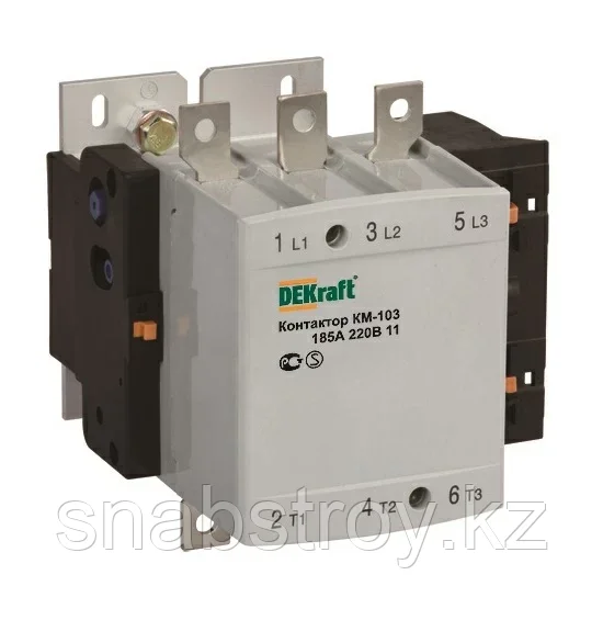Контактор КМ-103 185А 1НО+1НЗ 380В (1) DEKraft