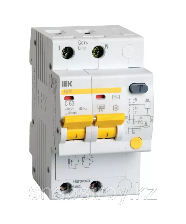 УЗО АД 12 (2ф) 32А IEK (5/40)