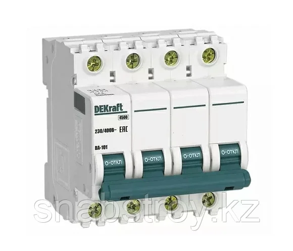 ВА 101 4P 63А 4,5кА С (3) DEKraft