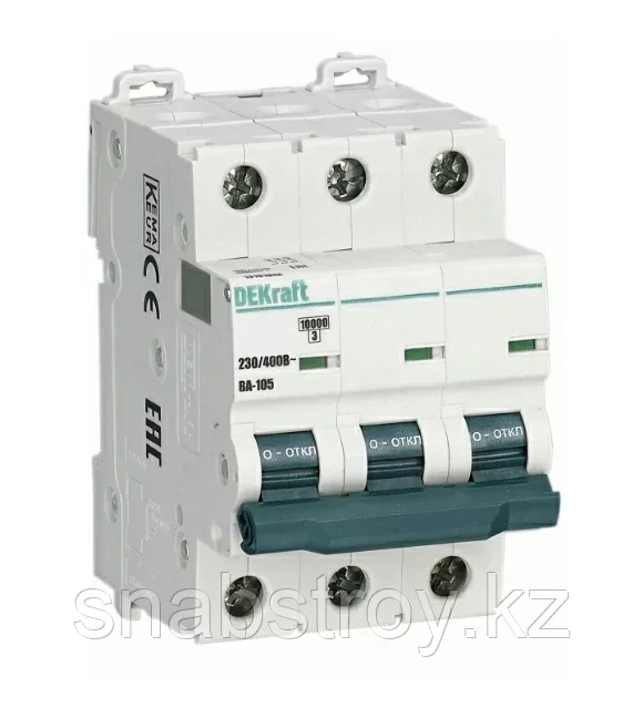 ВА 105 3P 63А 10кА С (1) DEKraft