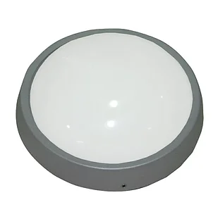 LED ДПО серый 1301 6w/370lm 166(d)x70(h) 6500K IP54 IEK (НПО)  !!!