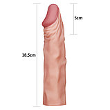 Насадка увеличивающая пенис на 5 см Pleasure X-Tender, фото 3
