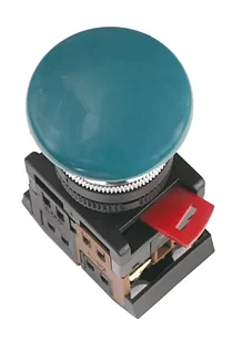 Кнопка AEA-22  (грибок, синий)  IEK (10/200)