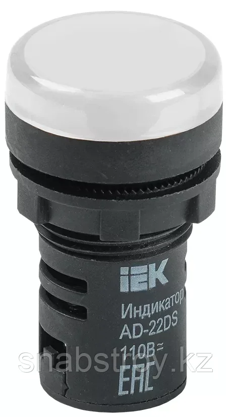 Лампа AD22DS(LED)матрица d22мм белый 230В IEK
