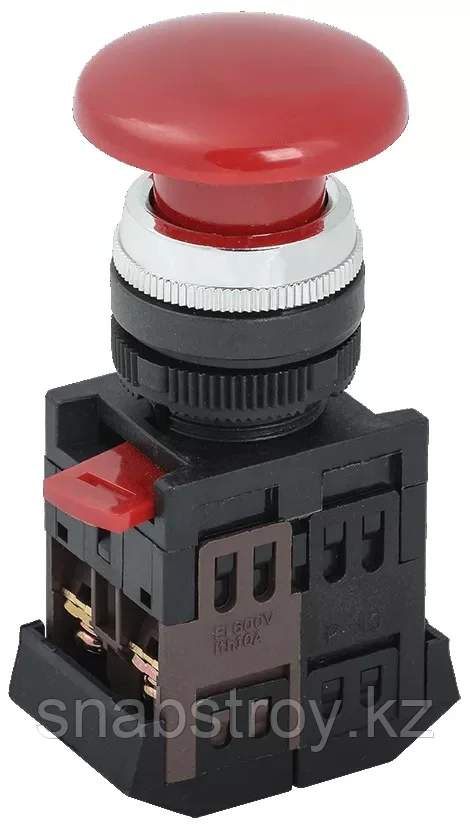 Кнопка AEA-22  (грибок, красный)  IEK  (10/200)