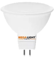 LED ЛАМПА MR16 "Spot" 7W 630Lm 230V 6500K GU5.3 MEGALIGHT (10/100)