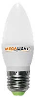 LED ЛАМПА C37 "Свеча" 7W 630Lm 230V 4000K E27 MEGALIGHT (10/100)