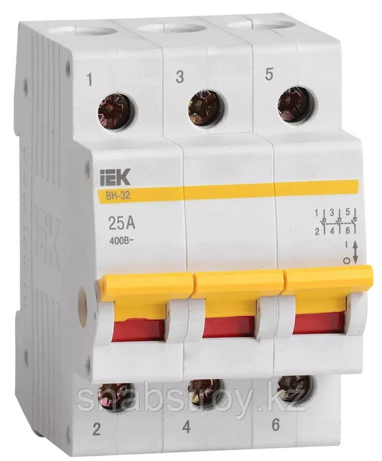 Выкл. нагрузки ВН-32 (3ф) 25А IEK (4/80) !!!